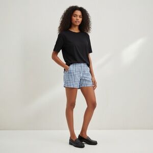 Theory Shorts Dillon Plaid Shorts Size 10